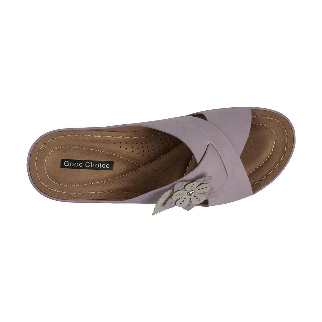GC Shoes Selly Wedge Sandals 6 Lilac MSRP $60
