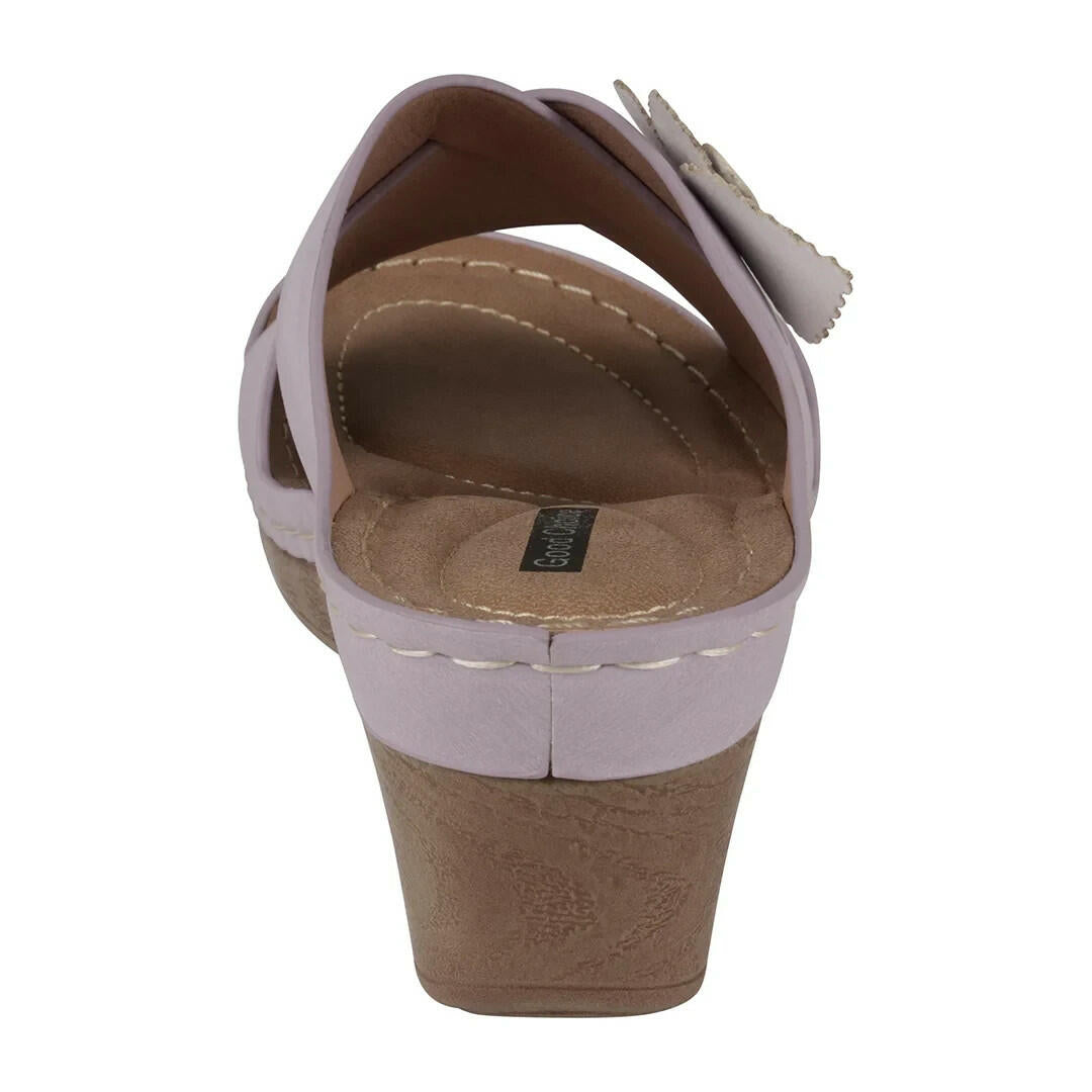 GC Shoes Selly Wedge Sandals 6 Lilac MSRP $60