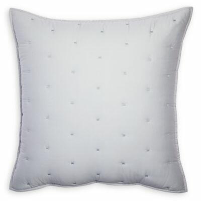 Sky Tufted Quilted Euro Shams, Pair - Exclusive MSRP $130