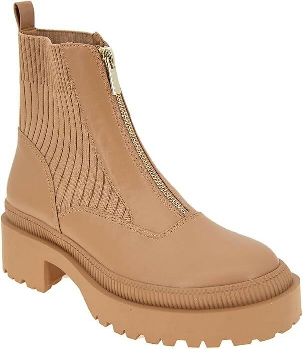 BCBGeneration Montana Combat Sock Boots Tan Size 11 MSRP $139