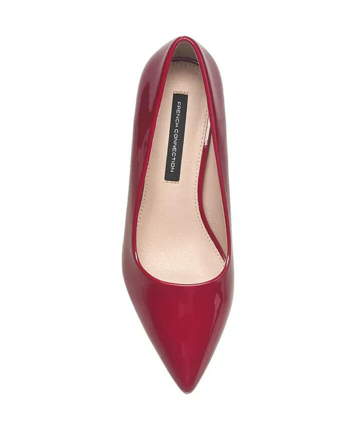 French Connection Womens Hayley Kitten Heel Pumps Patent 9 New $89