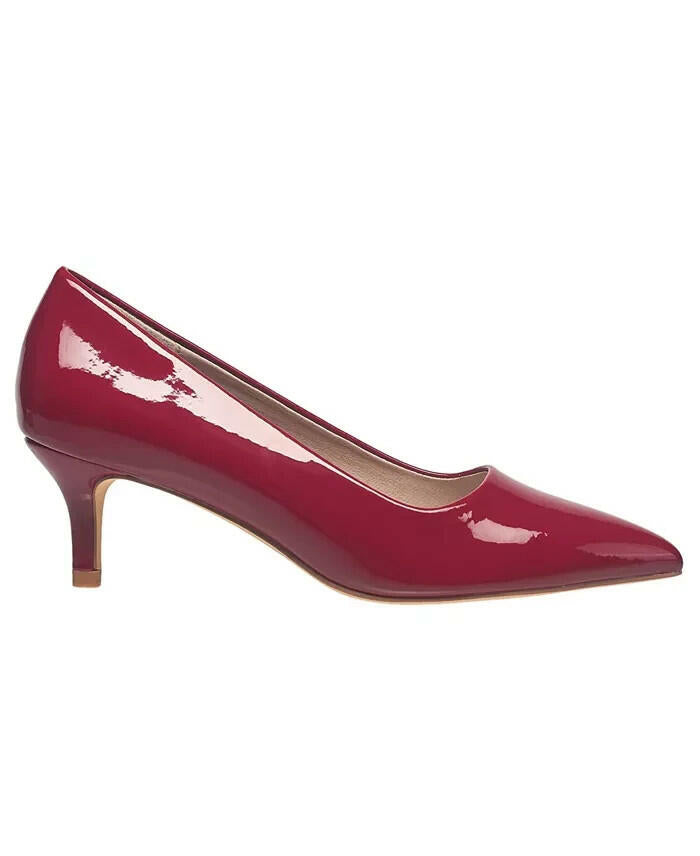 French Connection Womens Hayley Kitten Heel Pumps Patent 9 New $89