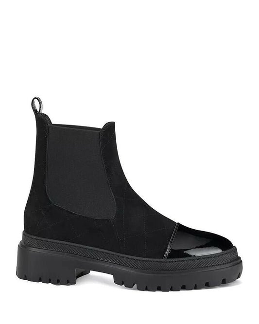AGL Womens Mary Beat Chelsea Boots Black 39.5 EU / 9.5 US New $475