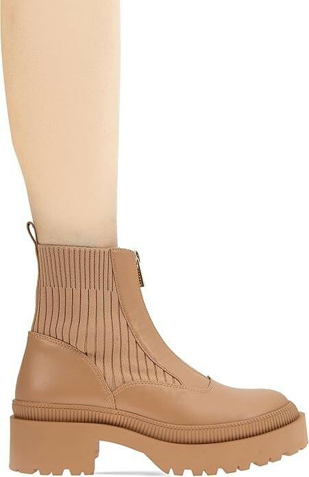 BCBGeneration Montana Combat Sock Boots Tan Size 11 MSRP $139