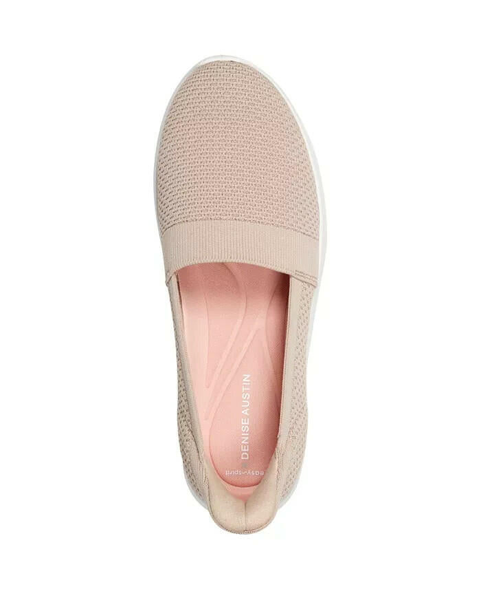 Easy Spirit Womens Nilsa Slip On Comfort Flats Taupe Tan 9 New $69