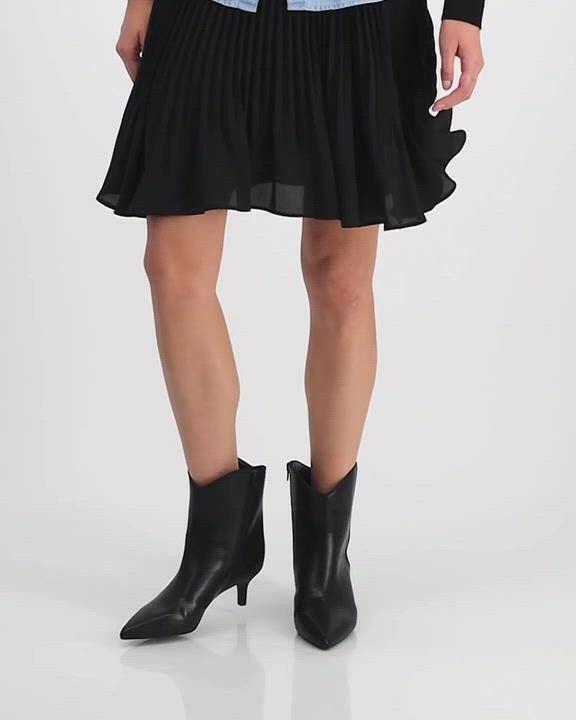 On 34th Aatira Tulip Booties Ankle Boots 7 Black MSRP $99
