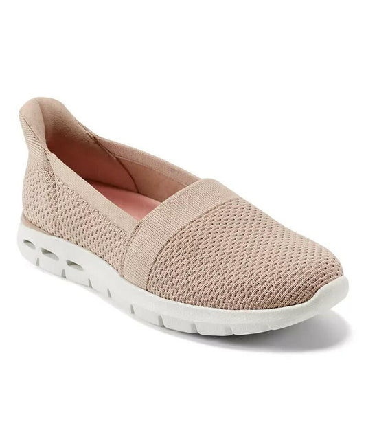 Easy Spirit Womens Nilsa Slip On Comfort Flats Taupe Tan $69