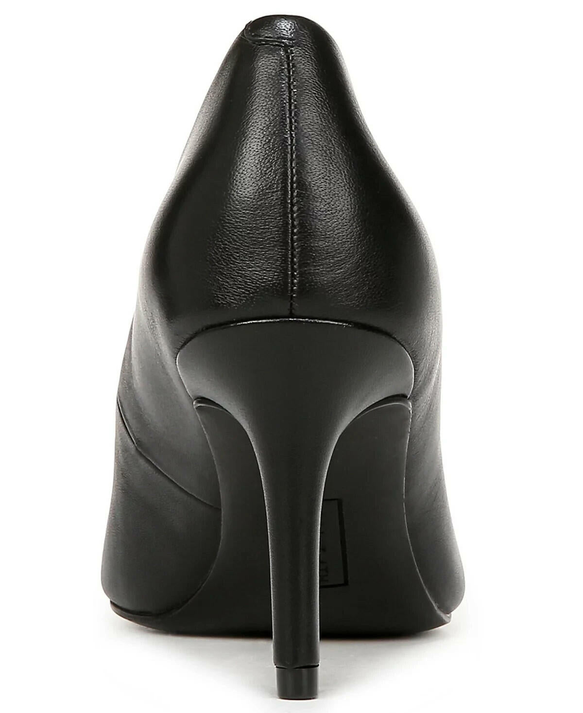 Leather On 34th Womens Jeules Pointed Toe Slip On Pumps Black 10.5 MSRP $79