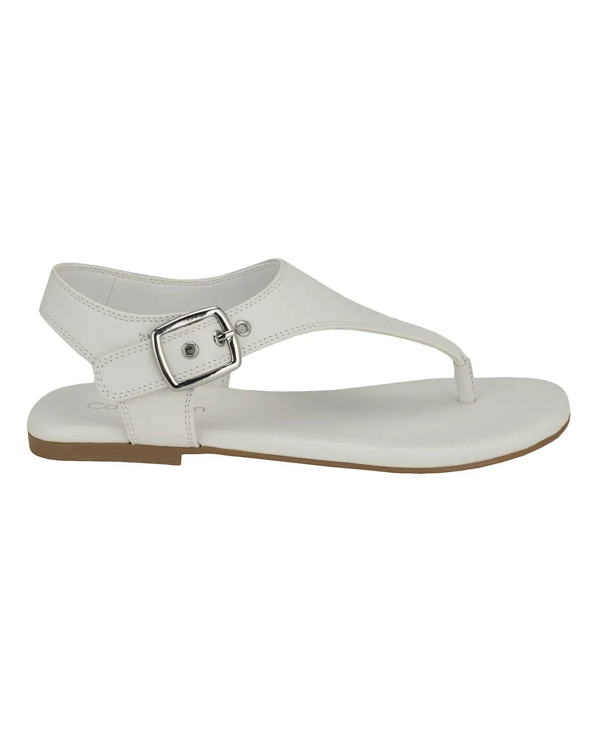 Calvin Klein Moraca 2 Flat Sandals – Women’s White Thongs size 11 MSRP $79