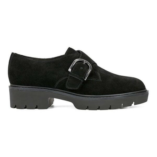 Easy Spirit Womens Kasen Lug Sole Buckle Oxfords Black 11 New $89