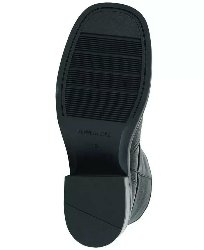 Kenneth Cole New York Stride Block Heel Bootie Black 8 New $219