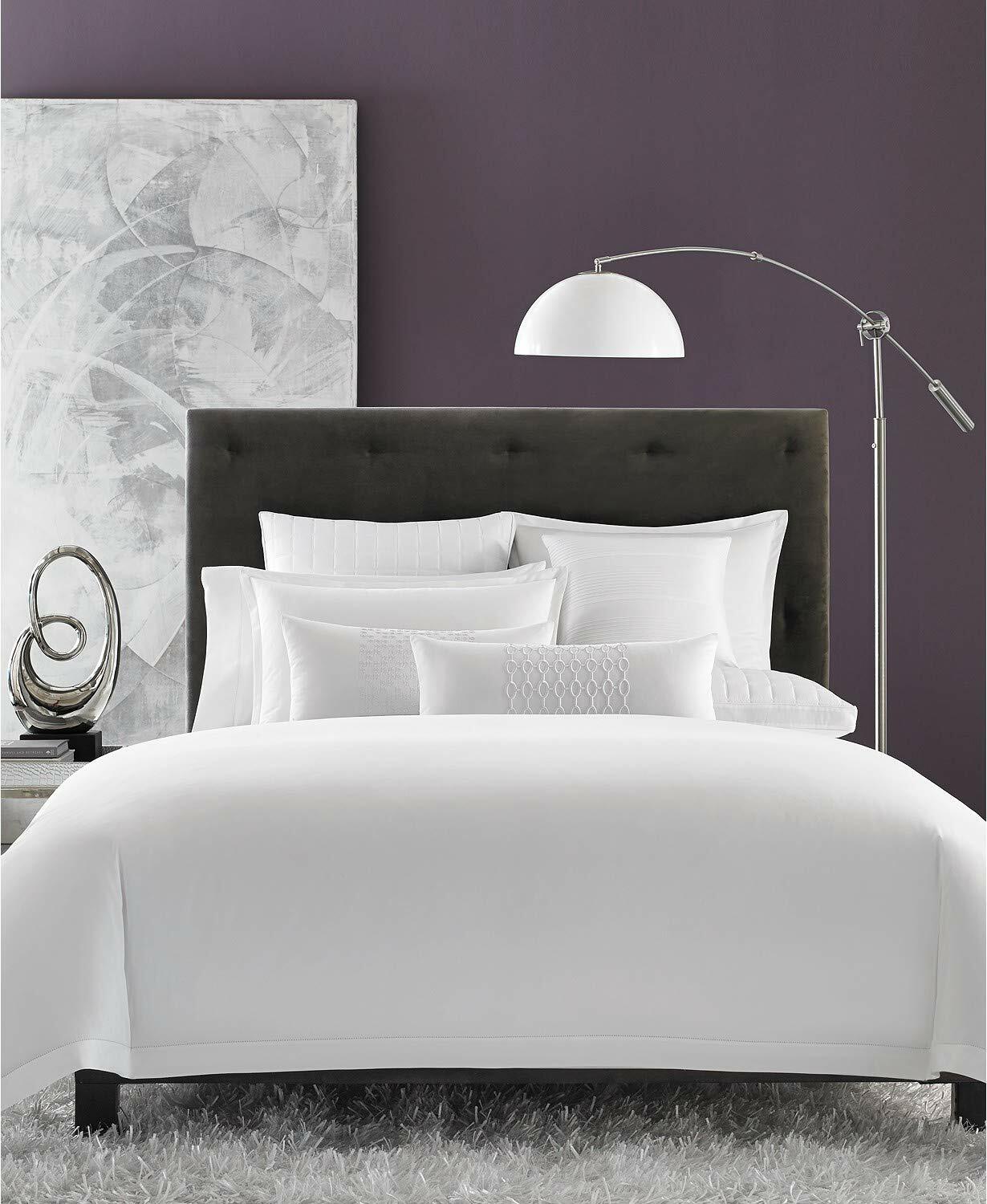 Hotel Collection 680 Thread Count Supima Cotton Solid White King Duvet Cover