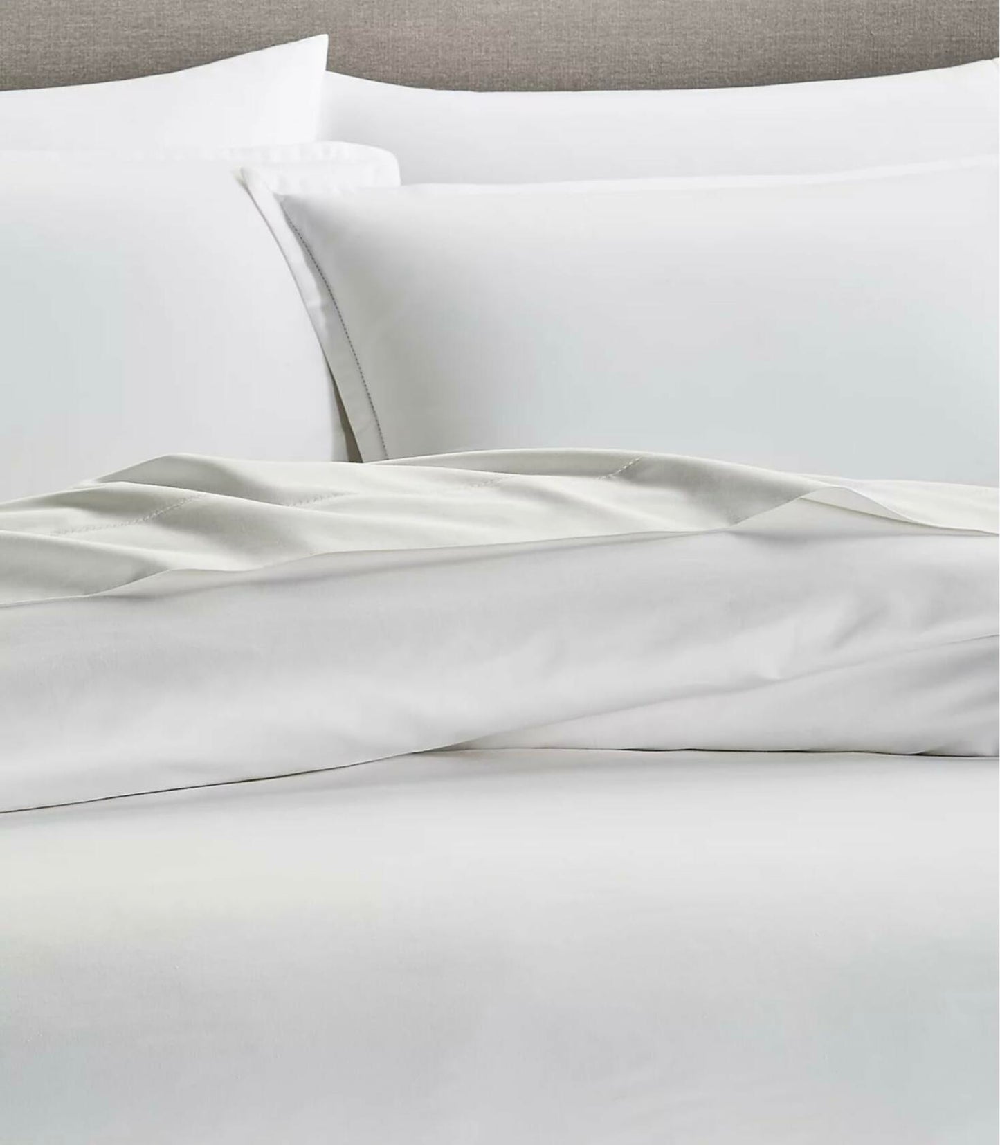 Hotel Collection 680 Thread Count 3-Pc King Duvet Cover Set White