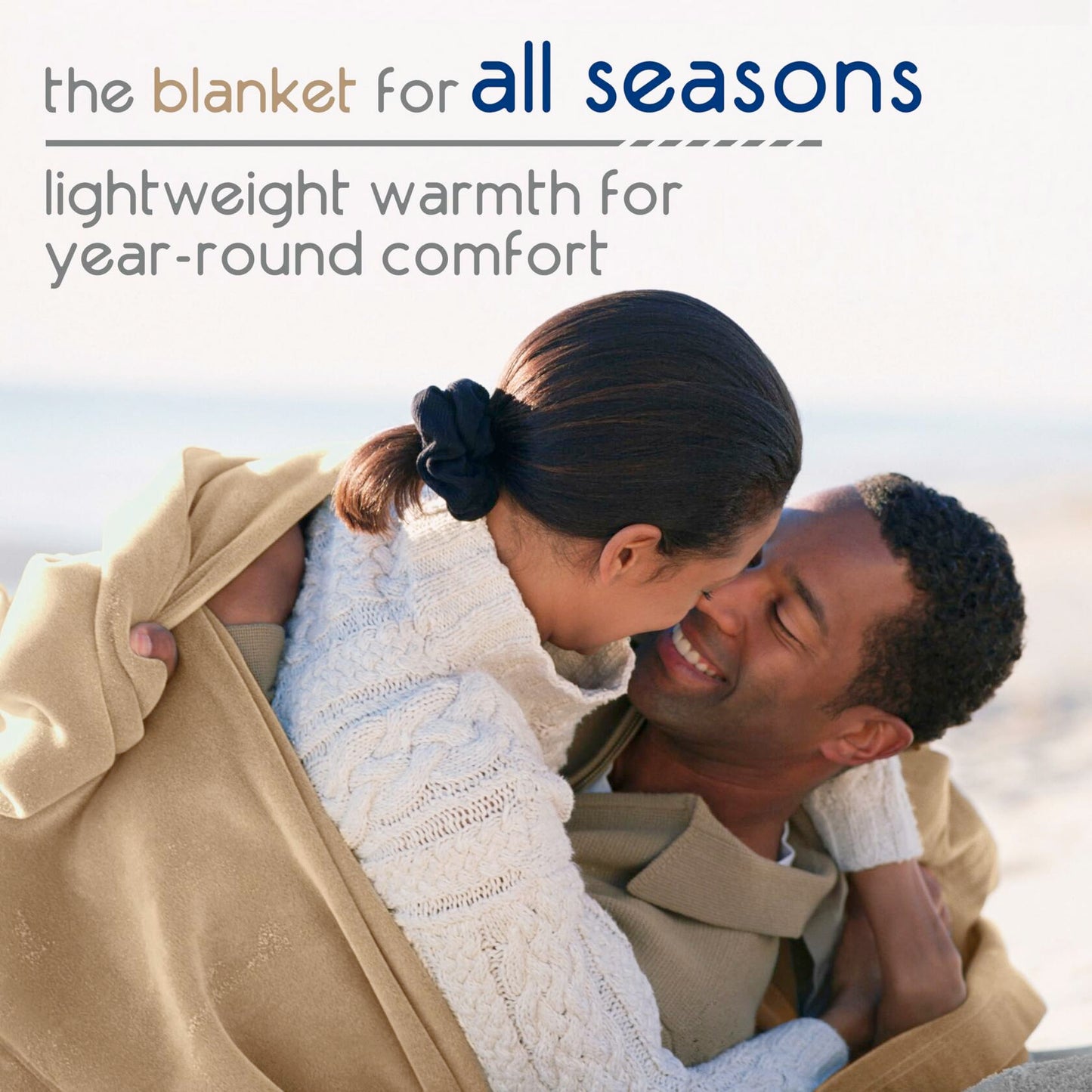 WestPoint Home Vellux Nylon Blanket Color: Tan, Size: King