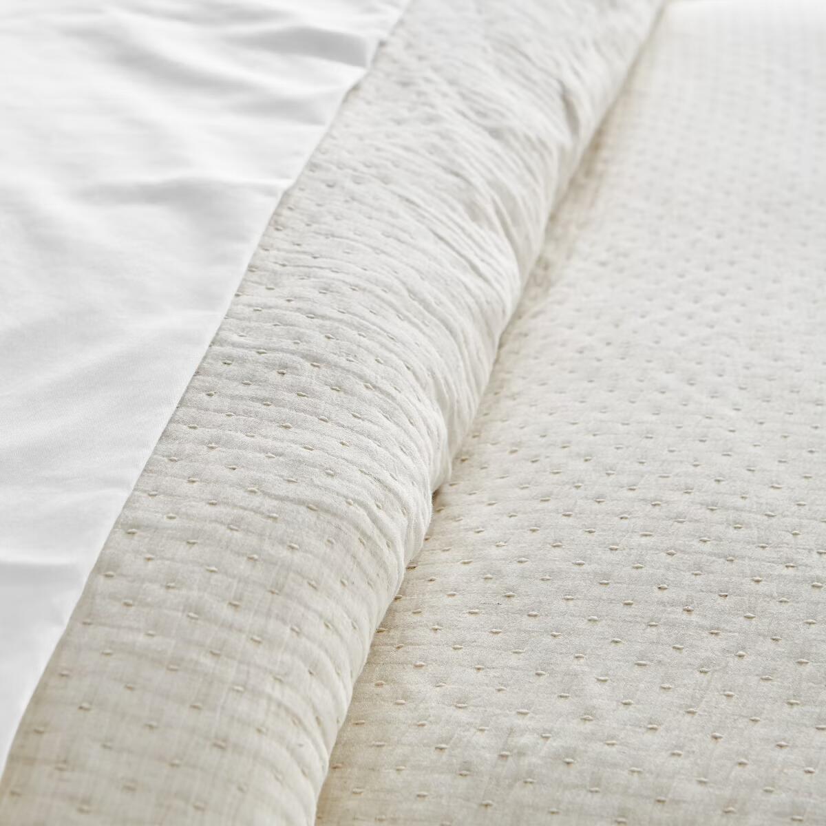 Levtex Reede Muslin Duvet Set Cream King NEW MSRP $169