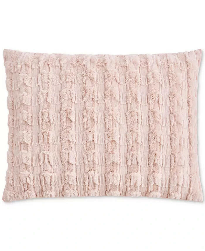 UGG Denai Faux Fur Reversible Comforter Set Full Queen Pink $170