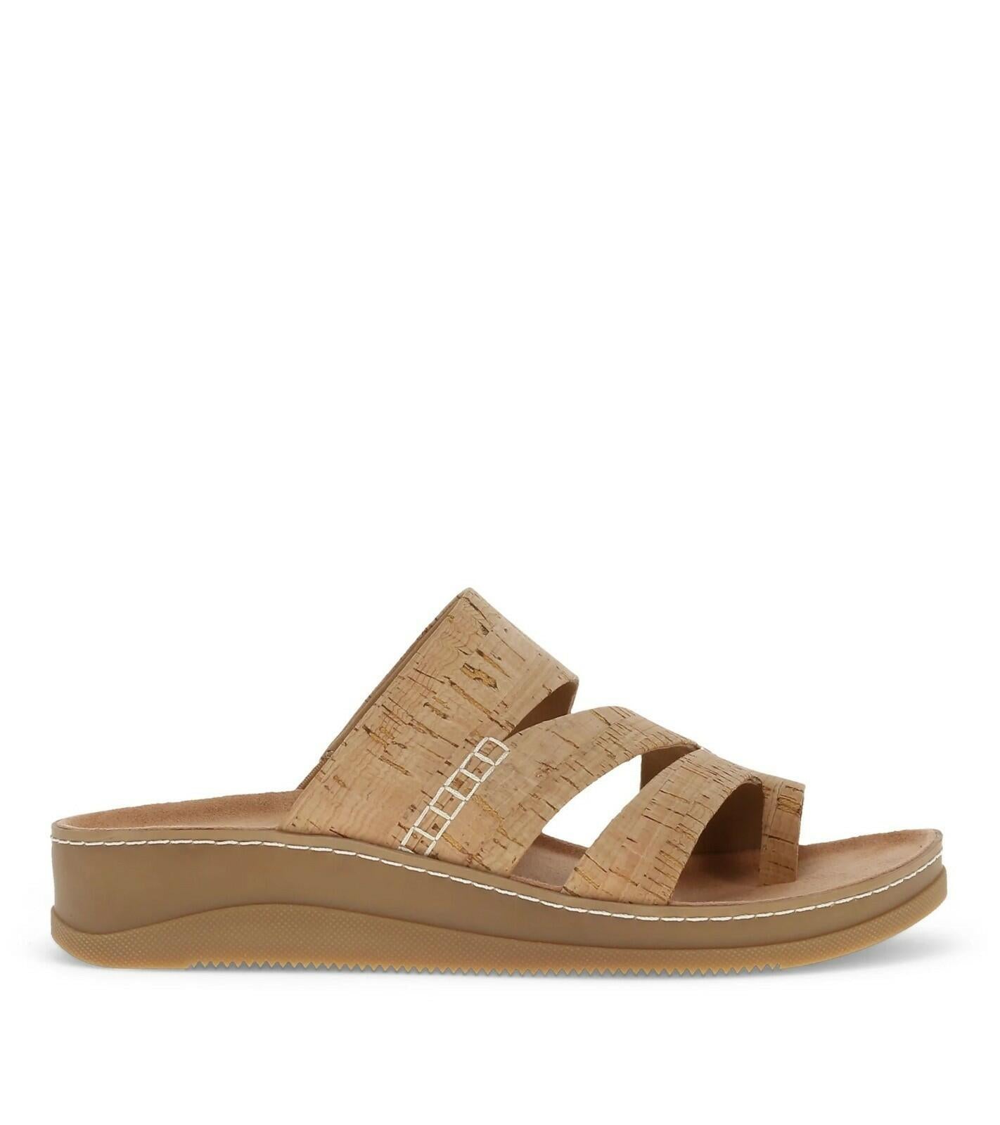 Baretraps Fresha Slide Sandals Comfort Slip-On Shoes Tan Size 9 – MSRP $65