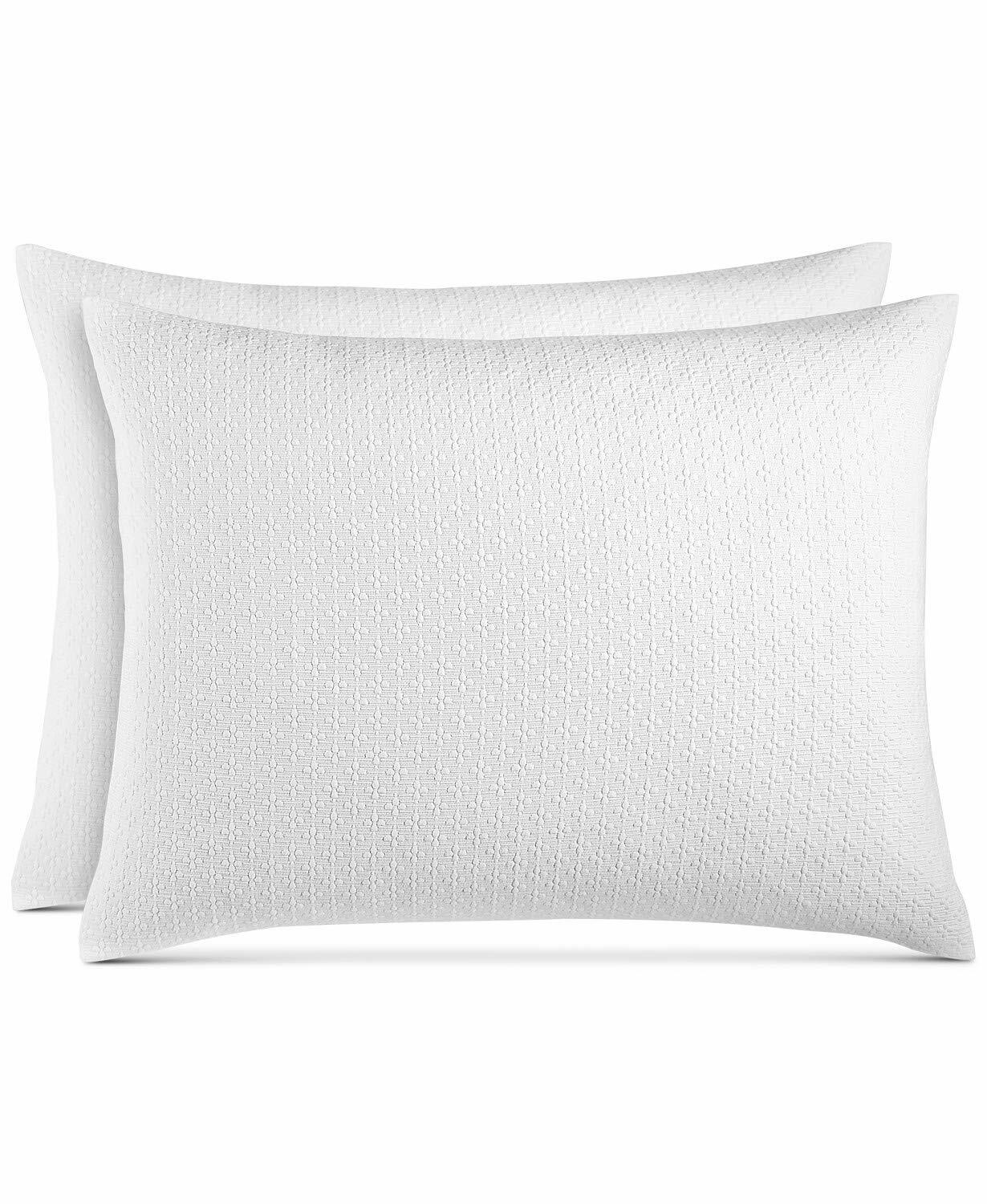 Charter Club Damask Diamond Dot King Comforter Set White 3 Piece MSRP $290