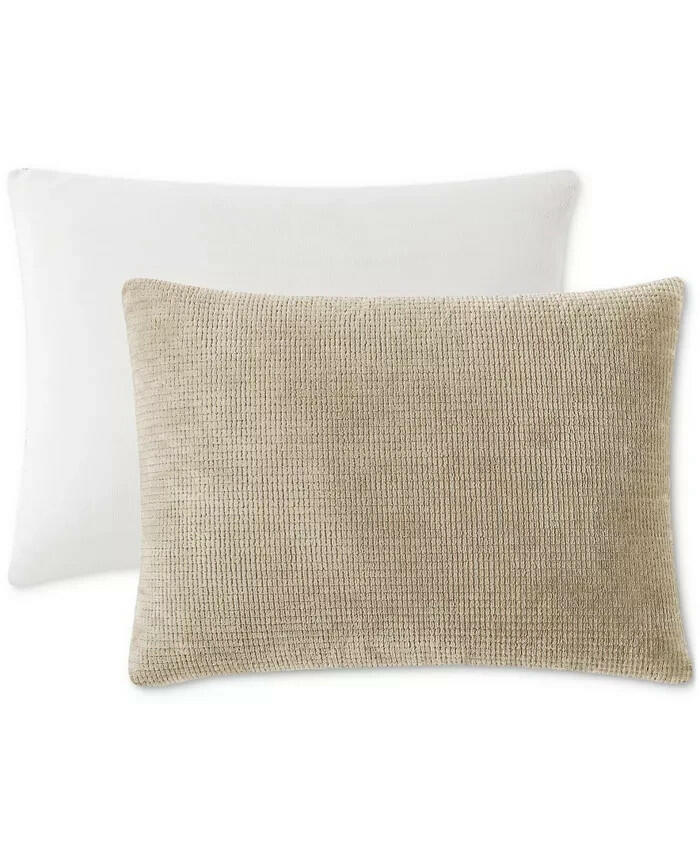 UGG Brody Reversible King Comforter Set Birch Tan 5 Piece Plush MSRP $190