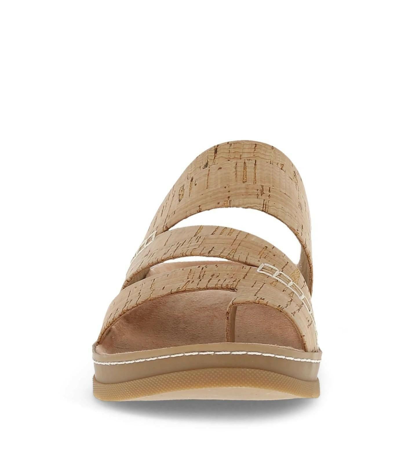 Baretraps Fresha Slide Sandals Comfort Slip-On Shoes Tan Size 9 – MSRP $65