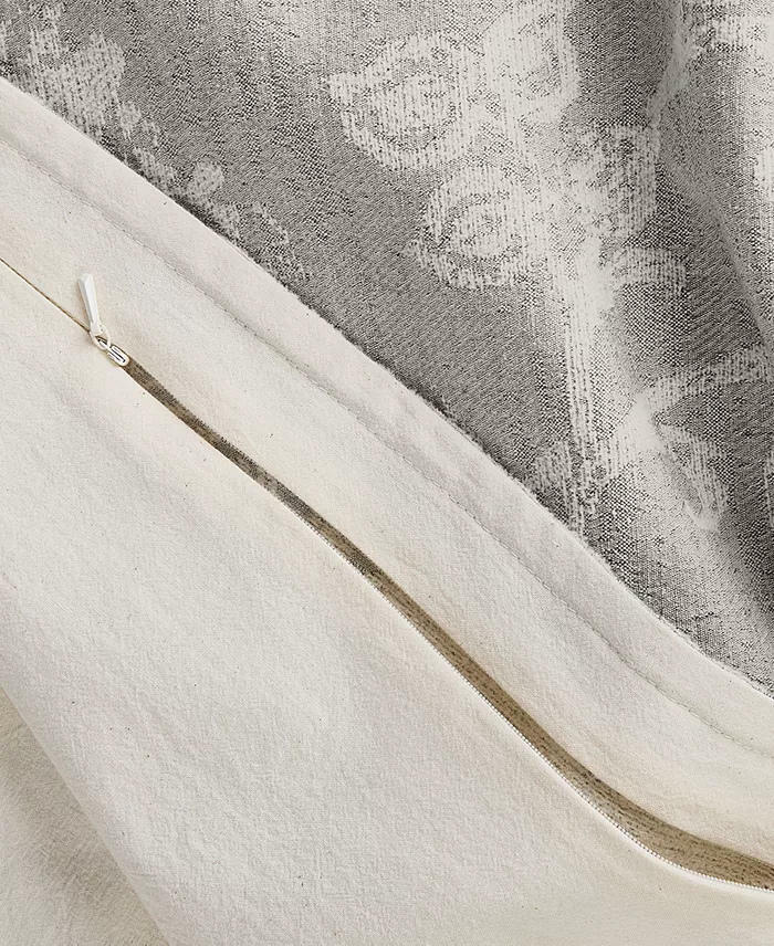 Charter Club Jacobean Chenille Duvet Set Full Queen Beige 3 Piece $350