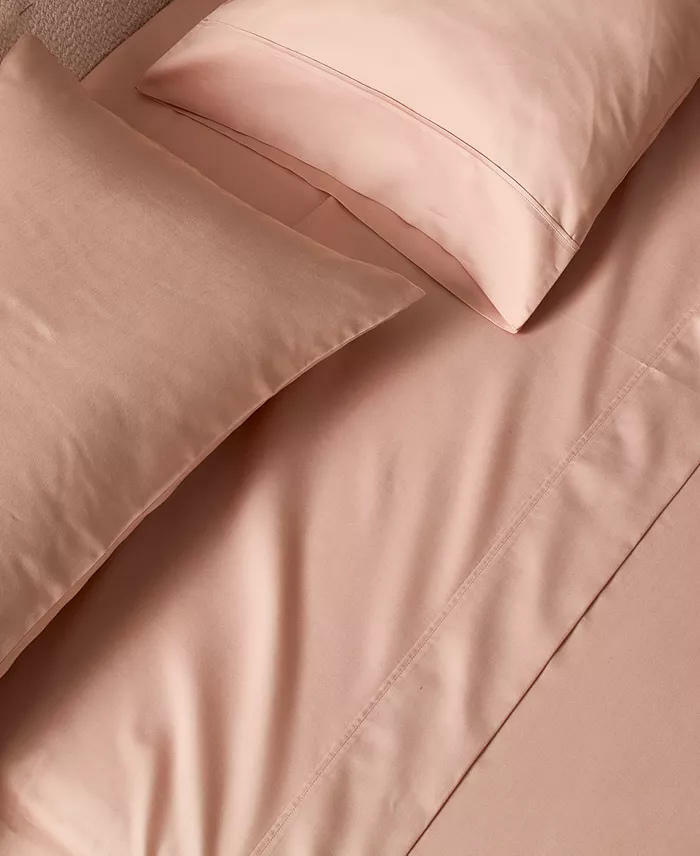 Heritage Home 800TC King Sheet Set Blush Peach Pink Cotton Blend MSRP $160
