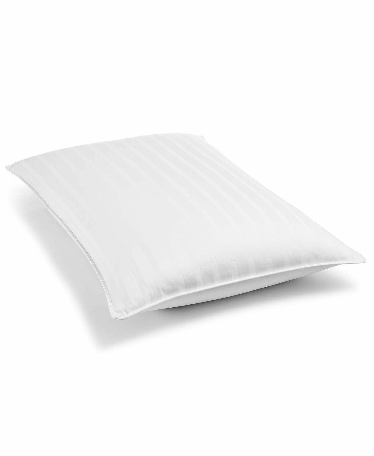 Charter Club 360 Down Feather Pillow Std Queen Medium Firm White MSRP $190