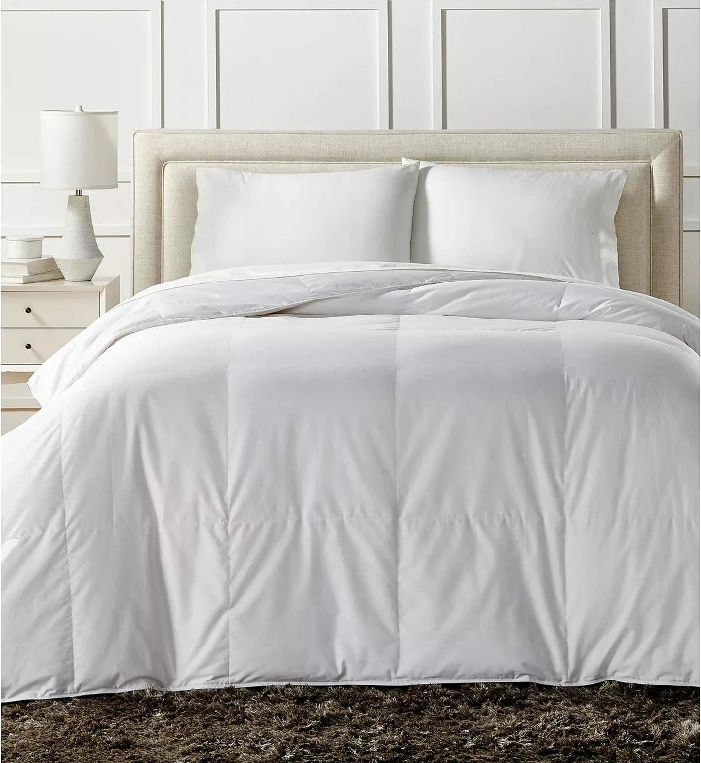 Charter Club Premium White Down Lightweight King Comforter - UltraClean Down