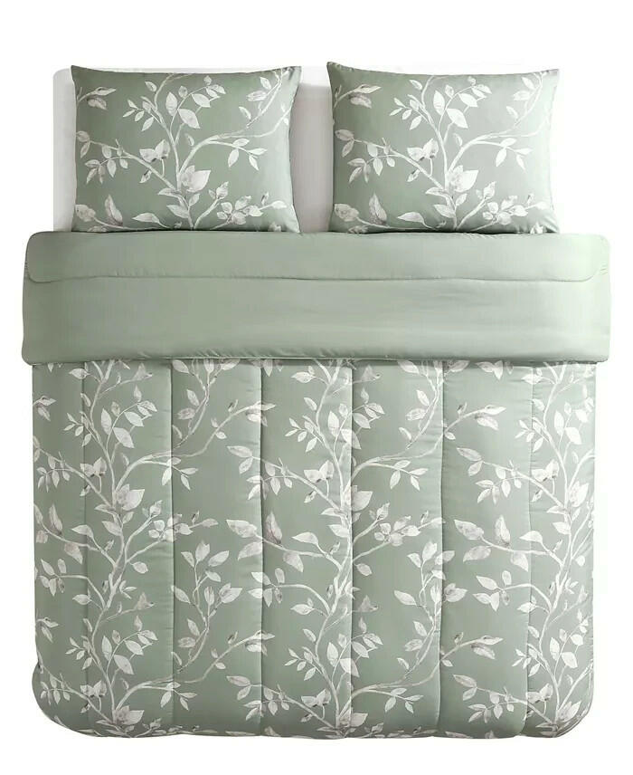 Hallmart Collectibles Wallis 3Pc Reversible Comforter Set King MSRP $100