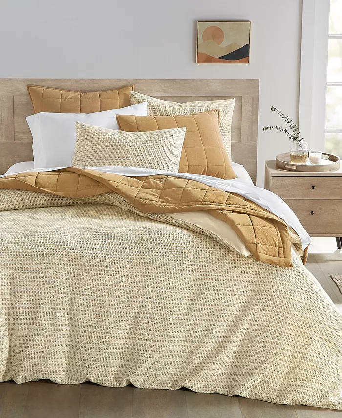 Oake Basketweave Geo 3 Piece Comforter Set King $335
