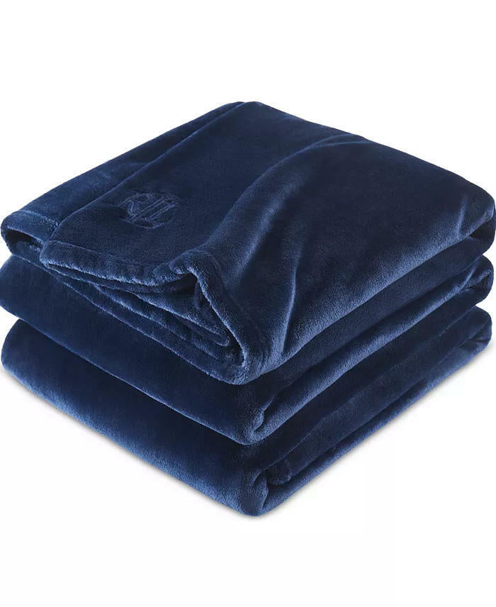 Lauren Ralph Lauren Micromink Plush Blanket King $90