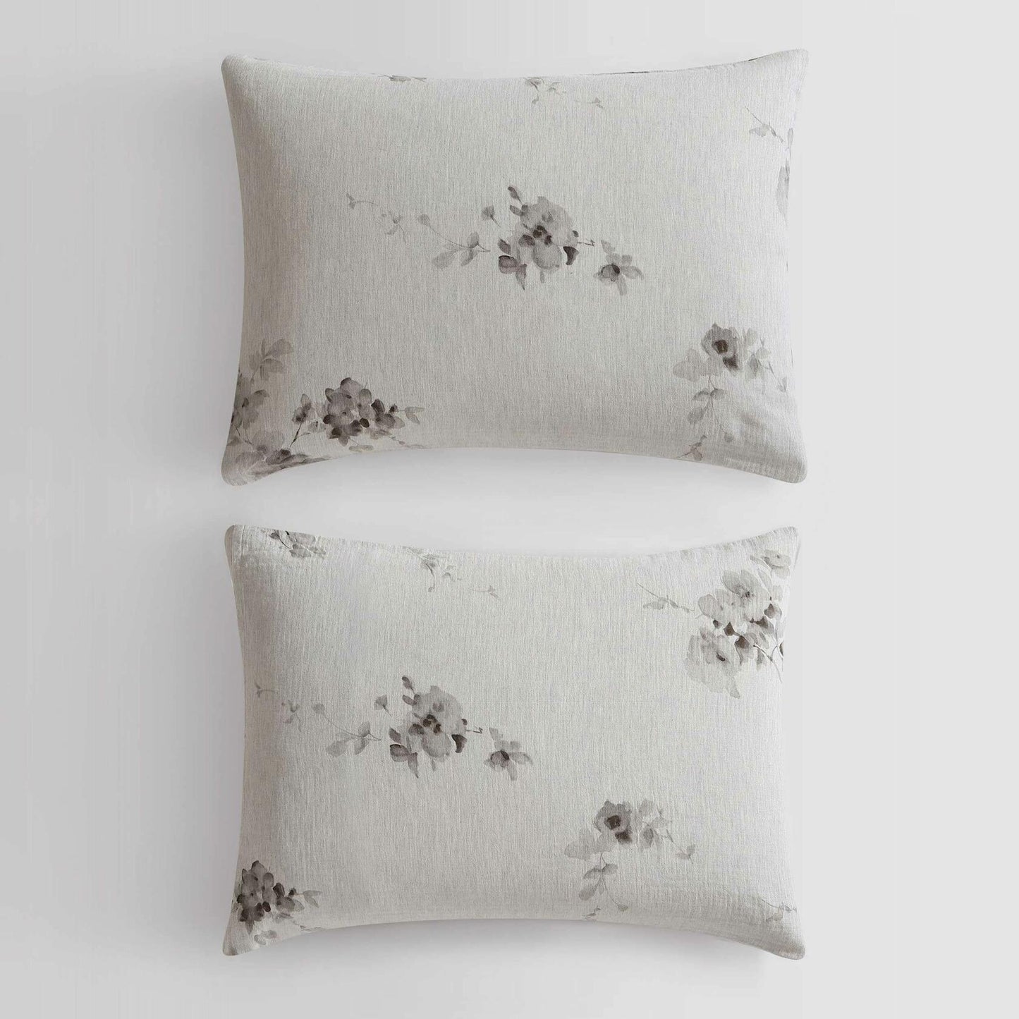 Calvin Klein Aquarelle Floral Cotton Melange Gauze 3 Piece Duvet Cover Set Queen $243