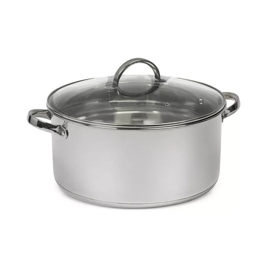 Sedona Kitchen 10-Qt Stainless Steel Casserole & Lid