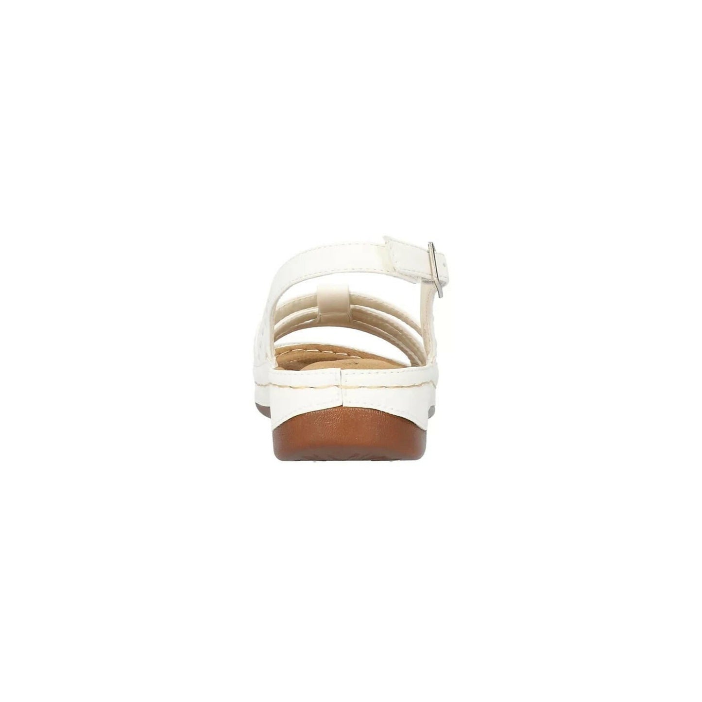 Easy Street Kehlani Women’s White Comfort Sandals Slingback 9 W MSRP $60