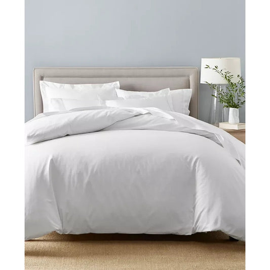 Charter Club 550 Thread Count 100% Cotton 3-Pc. Duvet Cover Set, Full/Queen $220