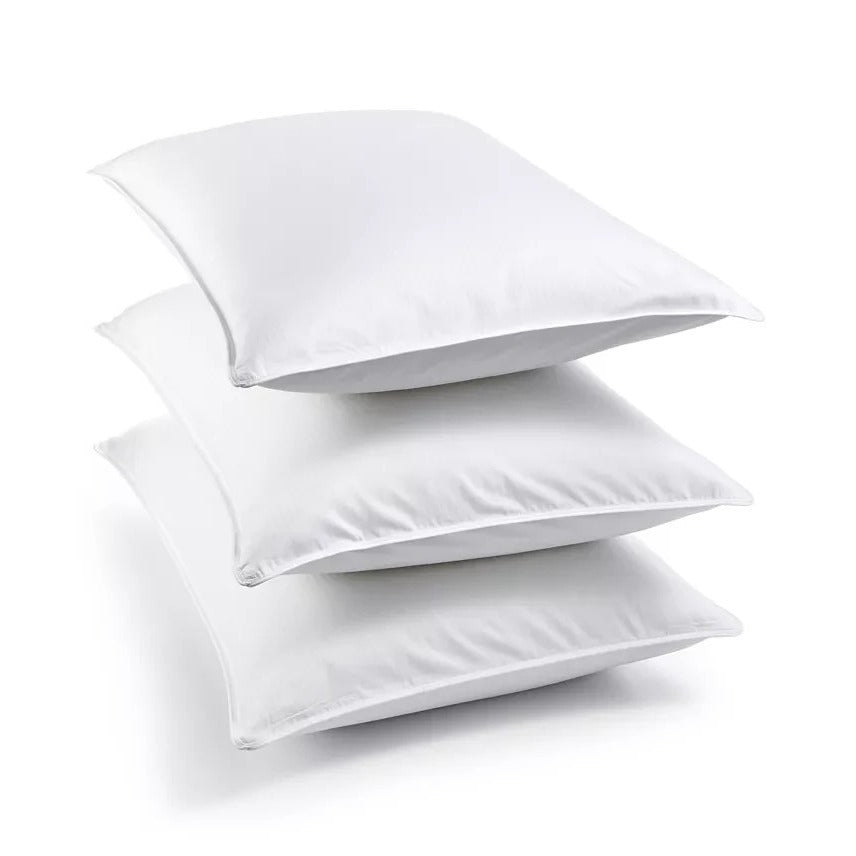 Charter Club White Down Firm Density Pillow King New MSRP $300